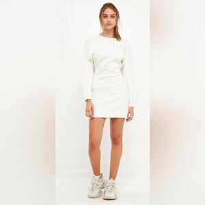 NWT Grey lab knitted mini dress  size M